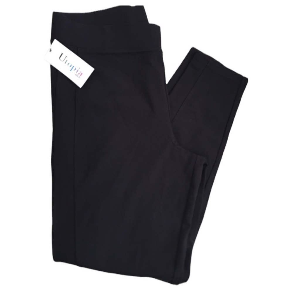 NWT Utopia by HUE Seamed Active Wear Leggings Pants. Size L - Picture 4 of 5